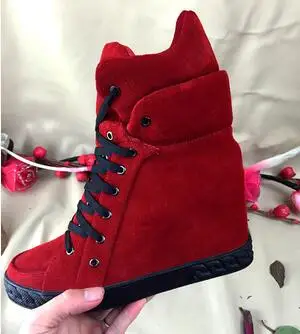 

Black White Real Leather Women Lace Up Ankle Booties High Platform Wedge Motorcycle Boots Platform Outdoor Casual Shoes Size 41