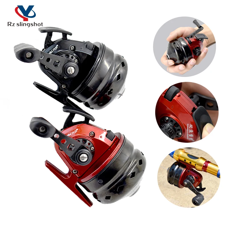 

Metal Fishing Reels Speed Ratio 3.6:1 Hunting Slingshot Catapult Bow Fish Wheel for Outdoor Sports Shooting Accessories New