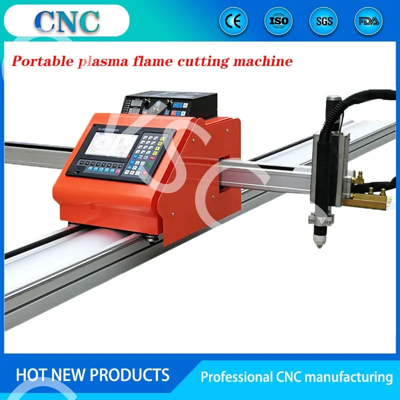 

Small CNC plasma cutting machine Portable flame cutting equipment F2100B 2-axis control system Processing stroke 1.5M×3-6M