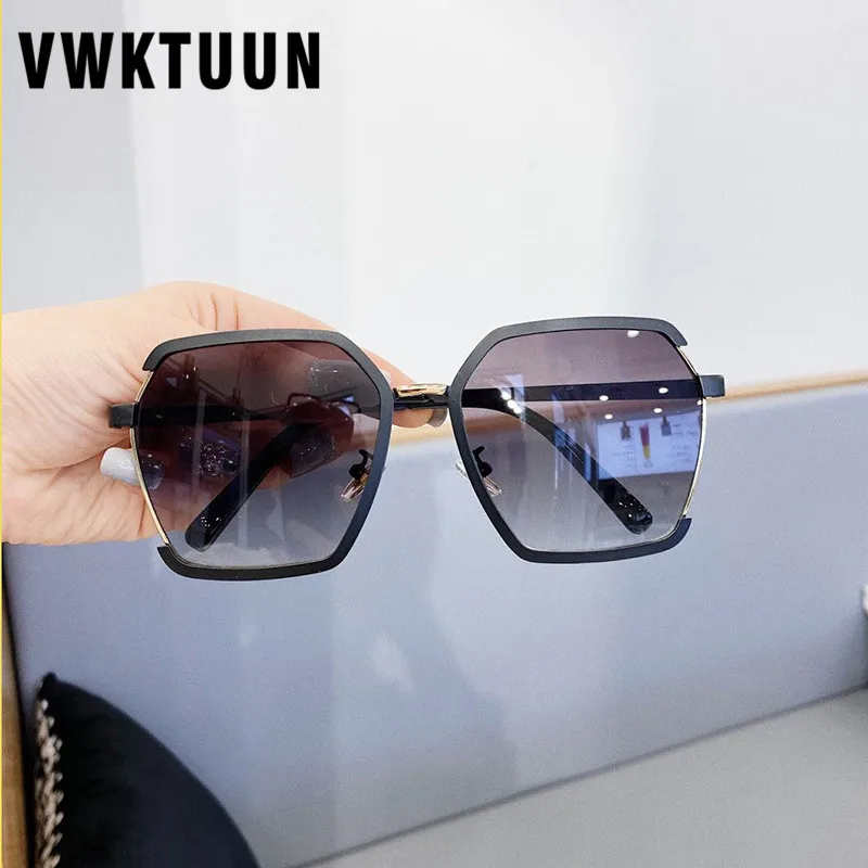 VWKTUUN Sunglasses Women Irregular Shades UV400 Glasses Driver Eyewear Sunglasses For Woman Brand Designer Luxury Sun glasses