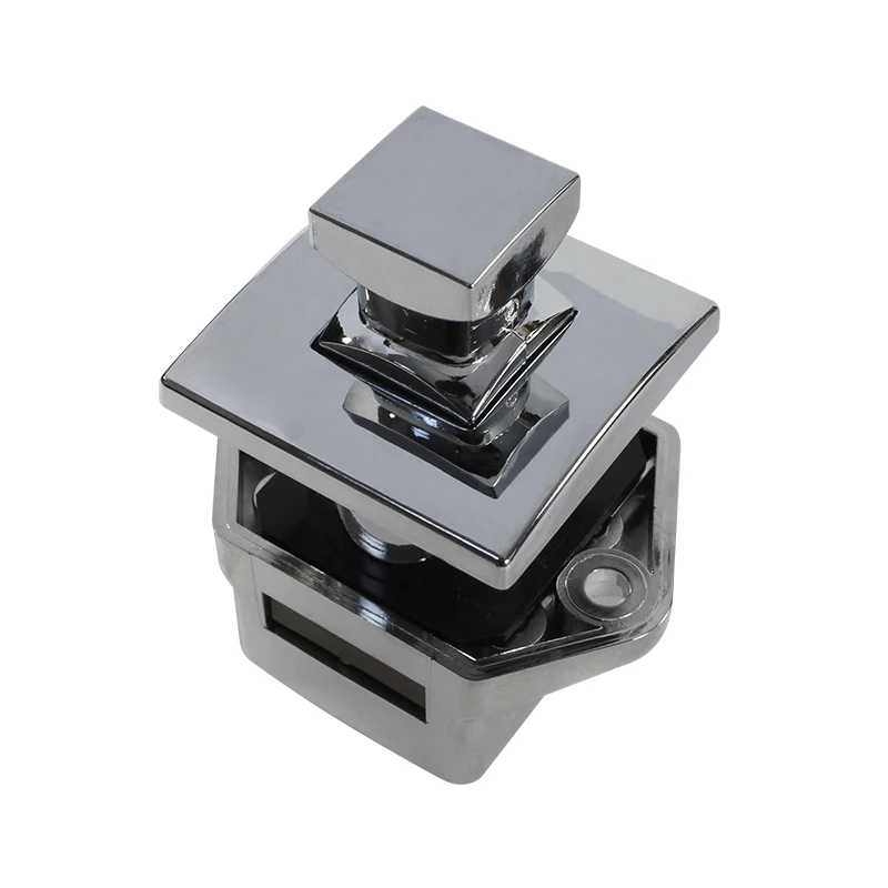 TYTXRV 1Pcs RV Caravan Boat Drawer Latch Push Button Locks For Furniture Hardware Camper Car Push Lock for Kitchen Cabinet Door