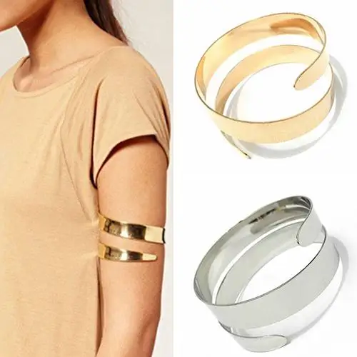 HOT SALES!!! New Arrival Women's Punk Simple Coiled Spiral Upper Arm Cuff Armlet Armband Bangle Bracelet Wholesale Dropshipping