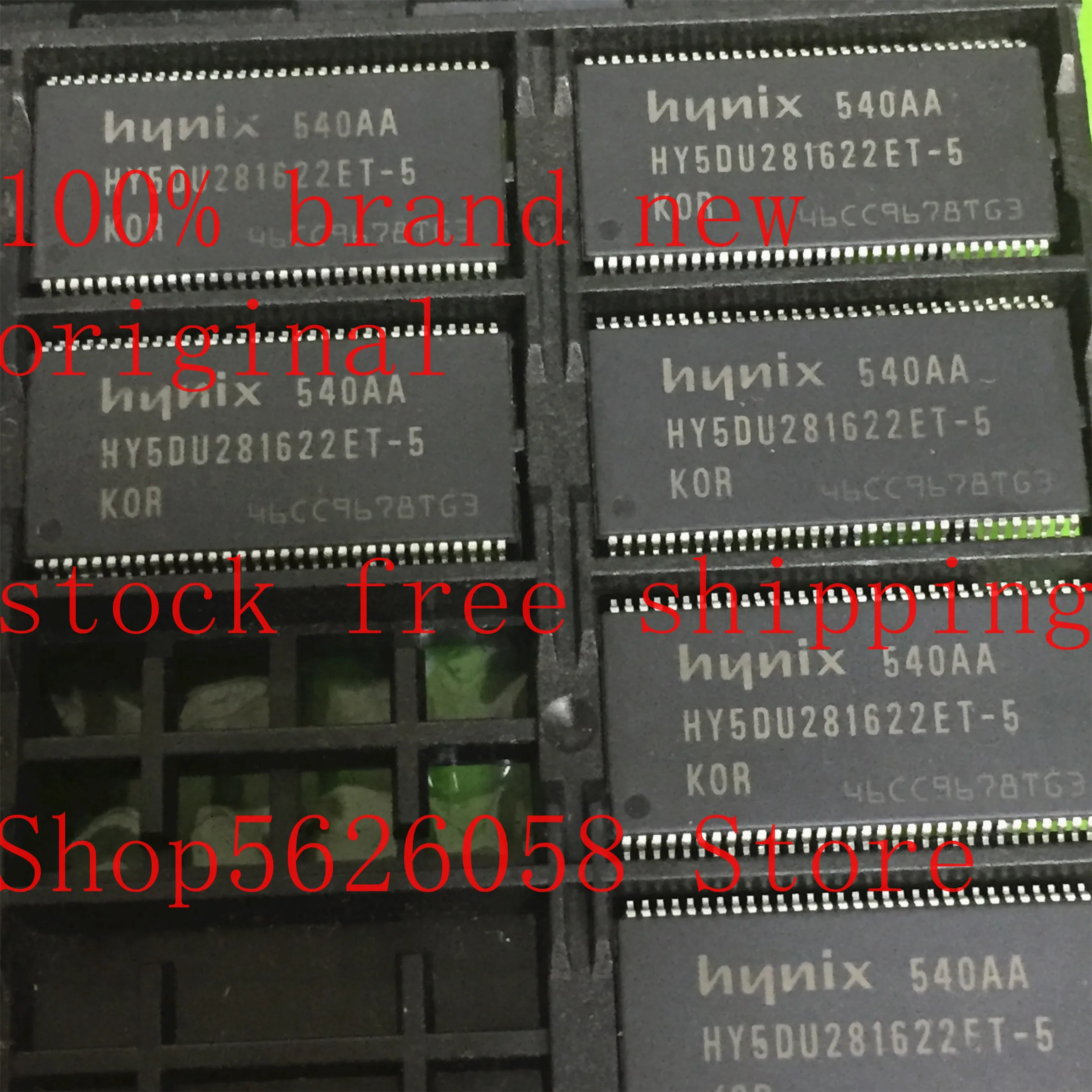 

5PCS/LOT HY5DU281622ET HY5DU281622ET-5 HY27UU08AG5A-TPCB HY27UU08AG5A TSOP 100% new originaI