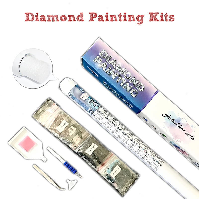 5D DIY Diamond Painting Kit Cartoon girl Princess Elves gift Full Square&Round mosaic embroidery Cross stitch home decor Paint