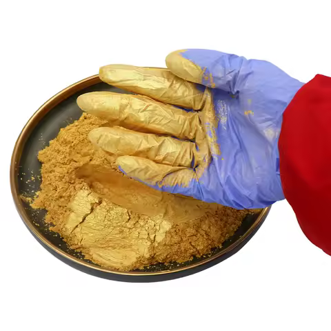 100g Natural Mineral Mica Powder Epoxy Resin Pearl Pigment Gold Pigment Mica Coloring Craft Soap Nail Eye Shadow Painting DIY