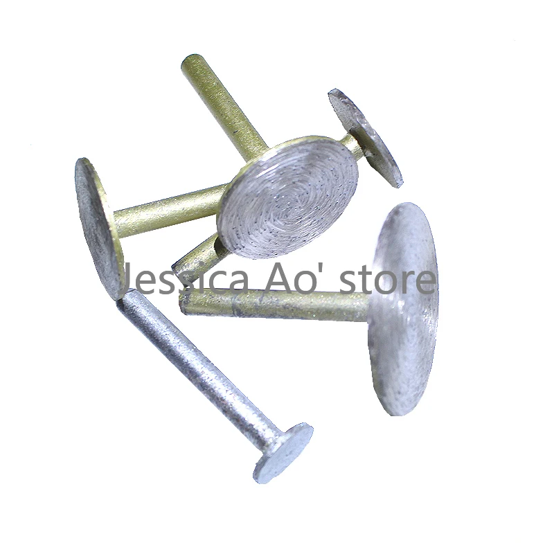 5pcs 15-40mm giada intaglio sinterizzato lame diamantate T testa di macinazione disco da taglio strumenti per intaglio della pietra scritte per rettifica del marmo