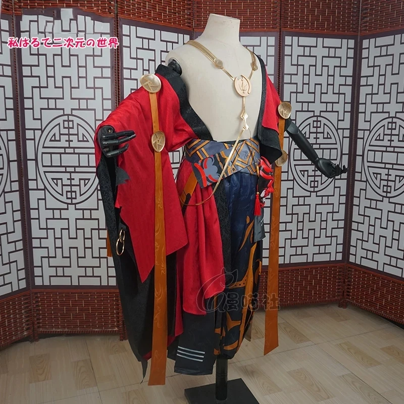 COS-HoHo Anime Onmyoji Asura SSR De Terugkeer Van Demonen Voordat Ontwaken Spel Pak Uniform Cosplay Kostuum Halloween Party Outfit