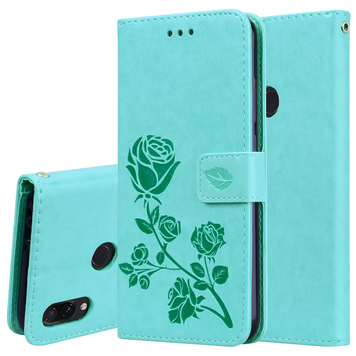 3D Embossing Flip Leather Case For Xiaomi Remdi Note 8 Pro Redmi 8A RedmiNOTE8 nOTE8 8 Pro Rose flower Cover coque