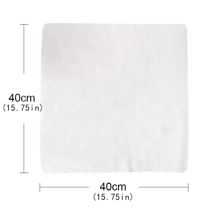 2 Pcs 40X40 Centimetri di Acqua Assorbente Camoscio Pelle di Daino Asciugamano Panno Pulito Lp Dischi in Vinile 24BB