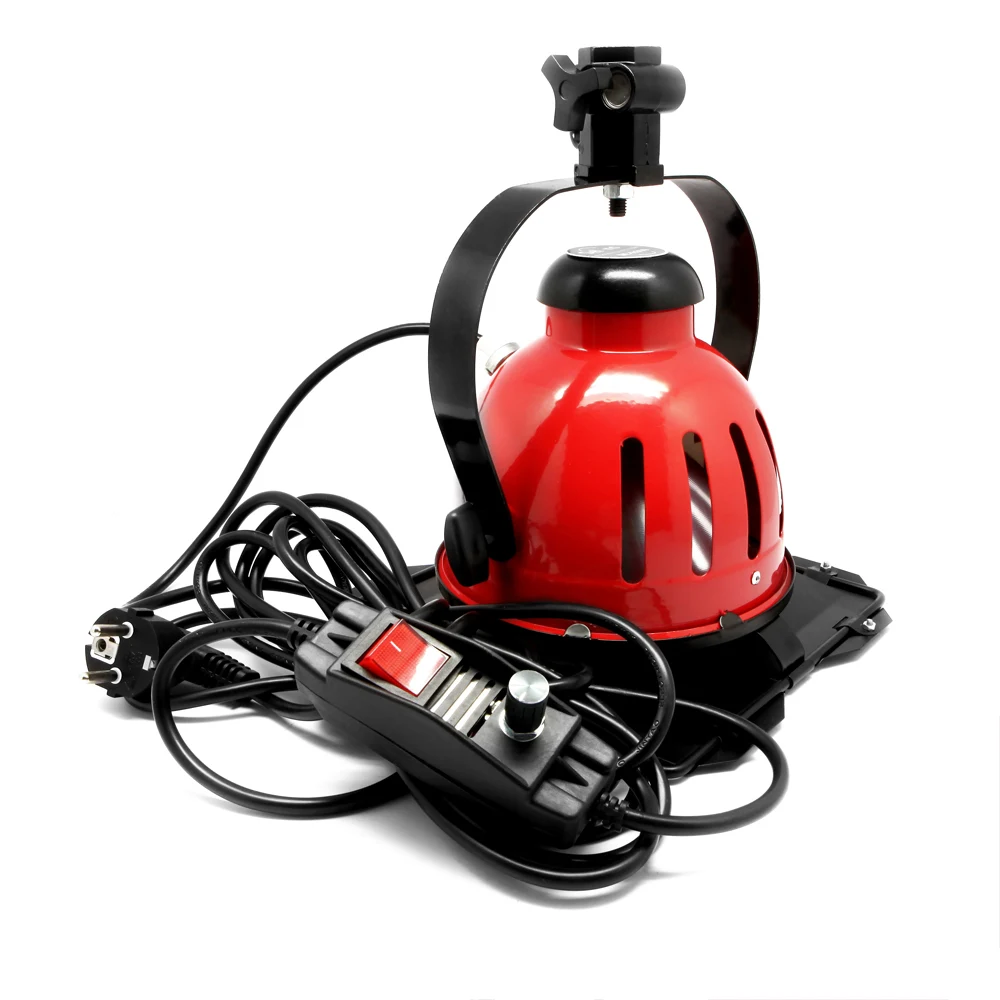 Selens หลอดไฟ Redhead ความสว่าง Dimmer 800W สำหรับถ่ายทำสตูดิโอถ่ายภาพต่อเนื่องถ่ายภาพแสงสตูดิโอ