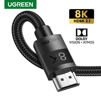 UGREEN HDMI 2.1 HDMI Splitter Cable 8K/60Hz 4K/120Hz Support Dolby Vision & Atmos eARC for RTX 3080 Xbox Series X Cable HDMI 8K