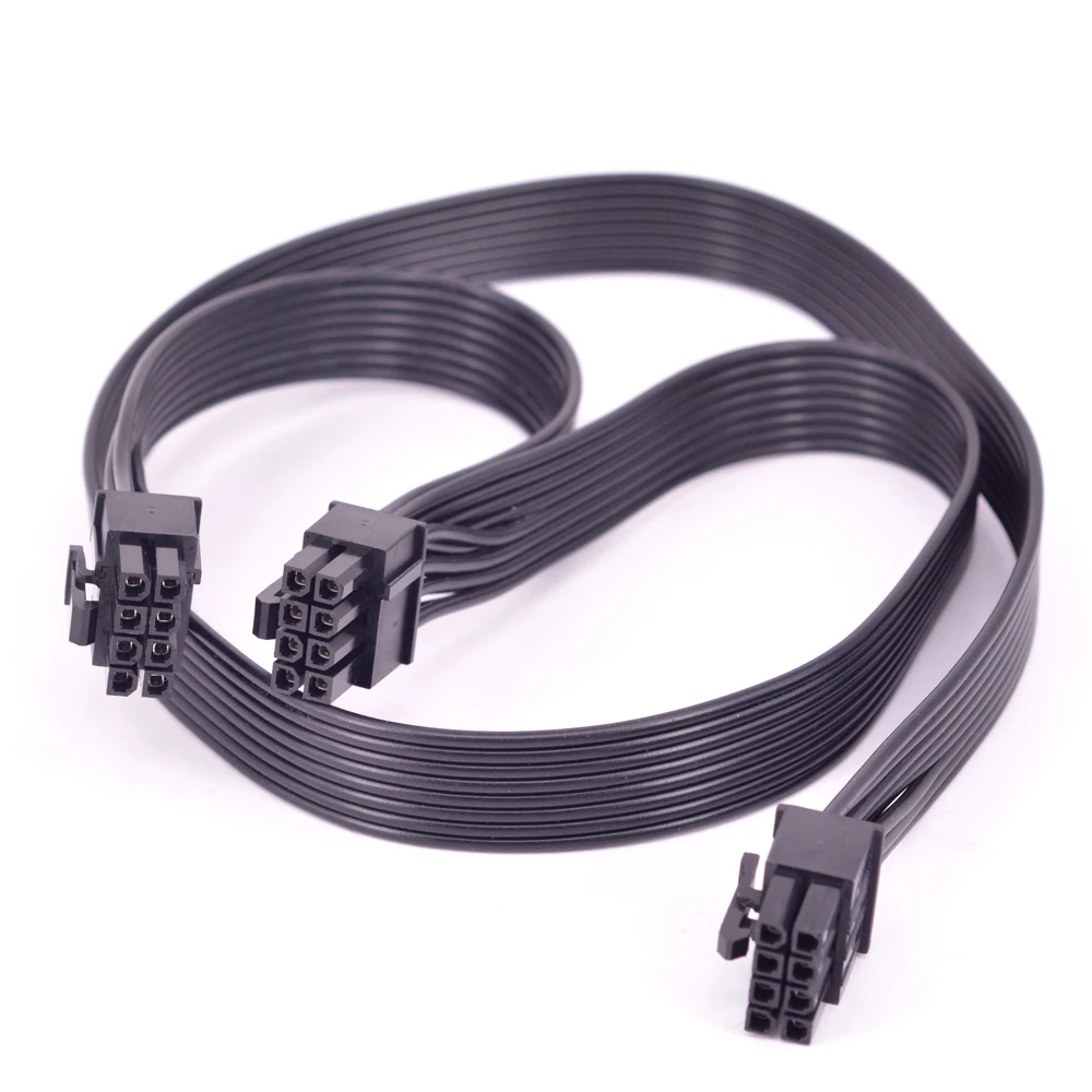 PCI Express 8pin to Dual 6+2Pin Power Supply Cable GPU PCIe 8 Pin 1 to 2 Spliter For Corsair HX1050 HX850 HX750 HX650 Modular