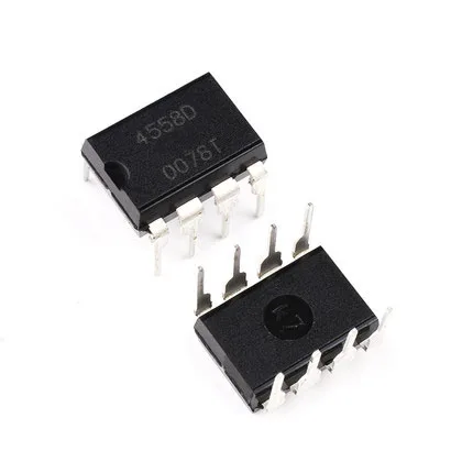 20pcs 4558D NJM4558D 4558D NJM4558 DIP-8 Operational Amplifiers - Op Amps Dual High Gain new original