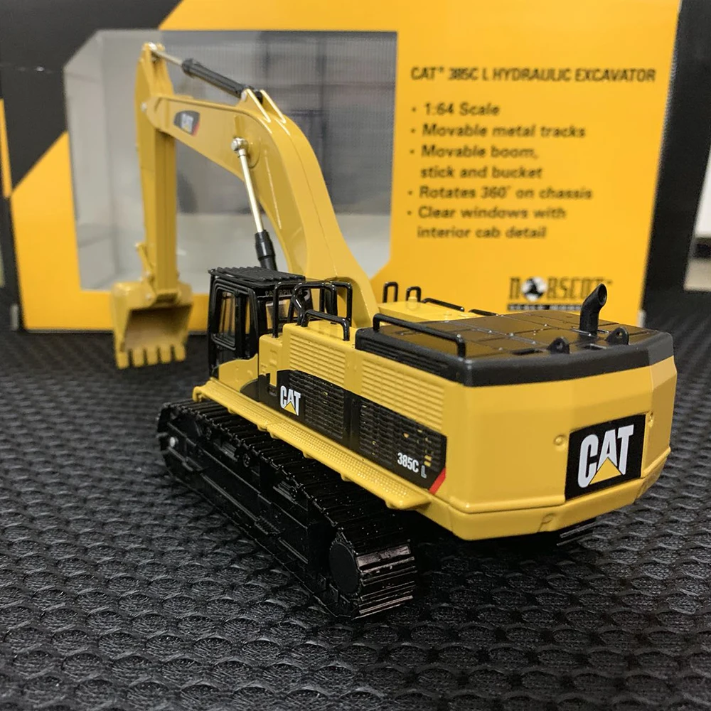 Diecast Masters1/64 Scale Caterpillar Cat 385C L Hydraulic Excavator Vehicle Engineering Truck Model Cars Gift Toys Collection