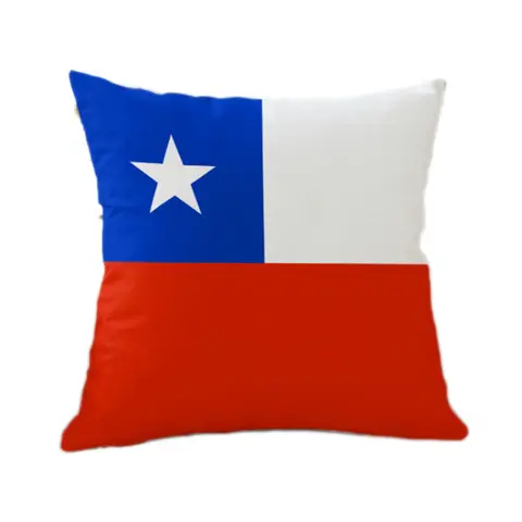 Chile national flag República de Chile flags 45X45 CM Cotton Linen Pillow Case,Home PillowCases new