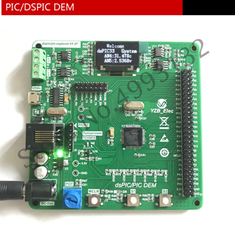 

PIC24HJ128GP506A MCU CAN Motor Learning Board Development Board Evaluation Board