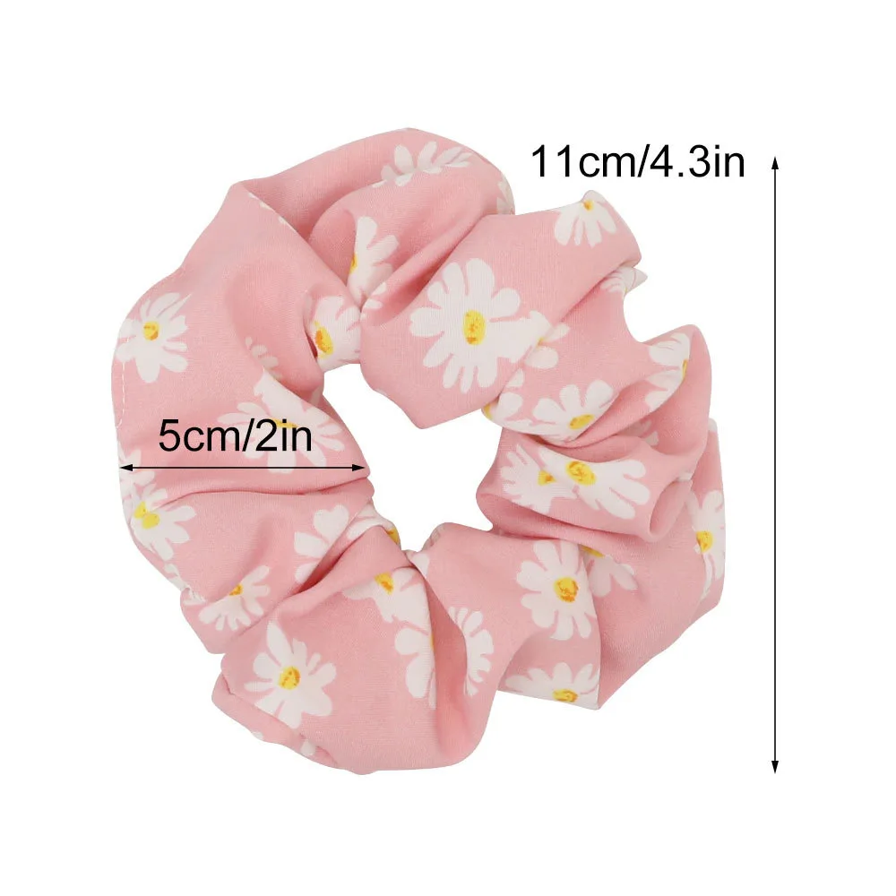 LOVINGSHA Women Hair Accessories Brand Ladies Floarl Hair Tie Fashion Scrunchies Ponytail Hair Female Girl Holder Rope FC169