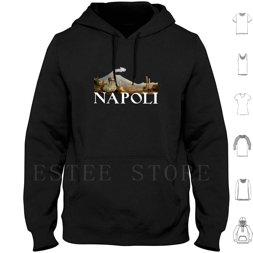 Napoli Mount Vesuvius-Naples Italy Hoodie Long Sleeve Napoli Mount Vesuvius Vesuvius Campania Italian Italy Naples Naples