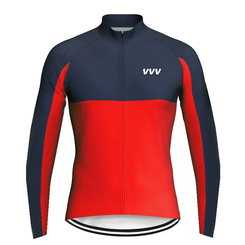 

Long Sleeve Cycling Jersey Bicycle MTB Bike Clothing Sports Shirt, Red Motocross Mountain Road Ride Tight Top Downhill Jacket