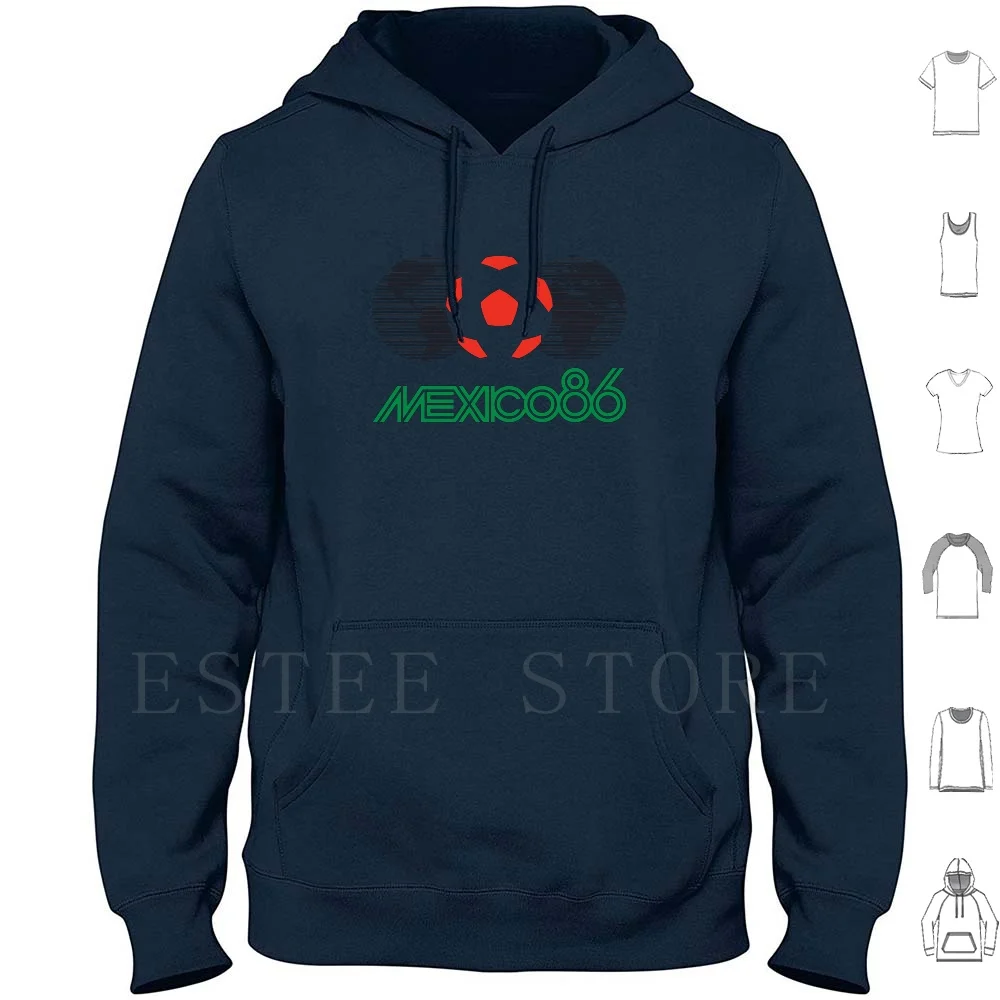 

Mexico 86 Hoodies Long Sleeve Mexico 86 Soccer Football Mexico Maradonna