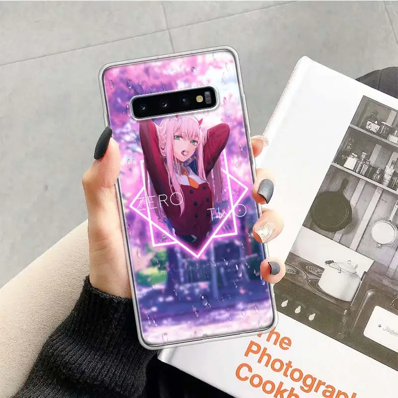 Darling In The Franxx ZERO TWO 002 Anime Phone Case for Samsung Galaxy A50 A51 A70 A71 A41 A31 A21S A11 A40 A30 A20E A10 A6 Plus