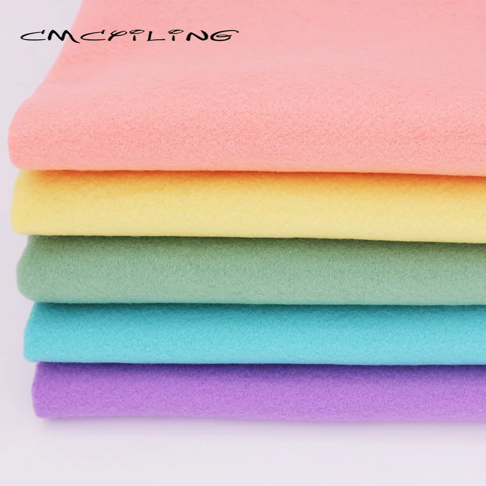 CMCYILING High Density Soft Smooth Felt Fabric For Needlework DIY Sewing Dolls Crafts/Non-Woven /Polyester Cloth 45CMx110CM