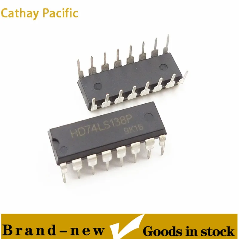Hd74ls138p dip-16 codificador decodificador multiplexer e desmultiplexer novo ponto original
