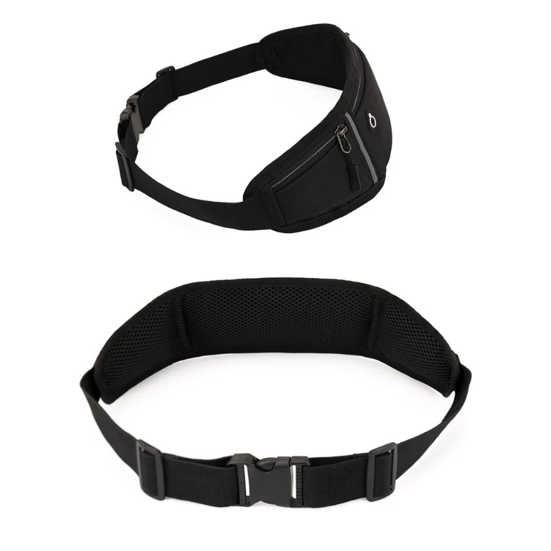 Adjustable Running Runners Belt Workout Waist Bag Elastic Phone Holder Fanny Pack for Unisex Jogging Pocket