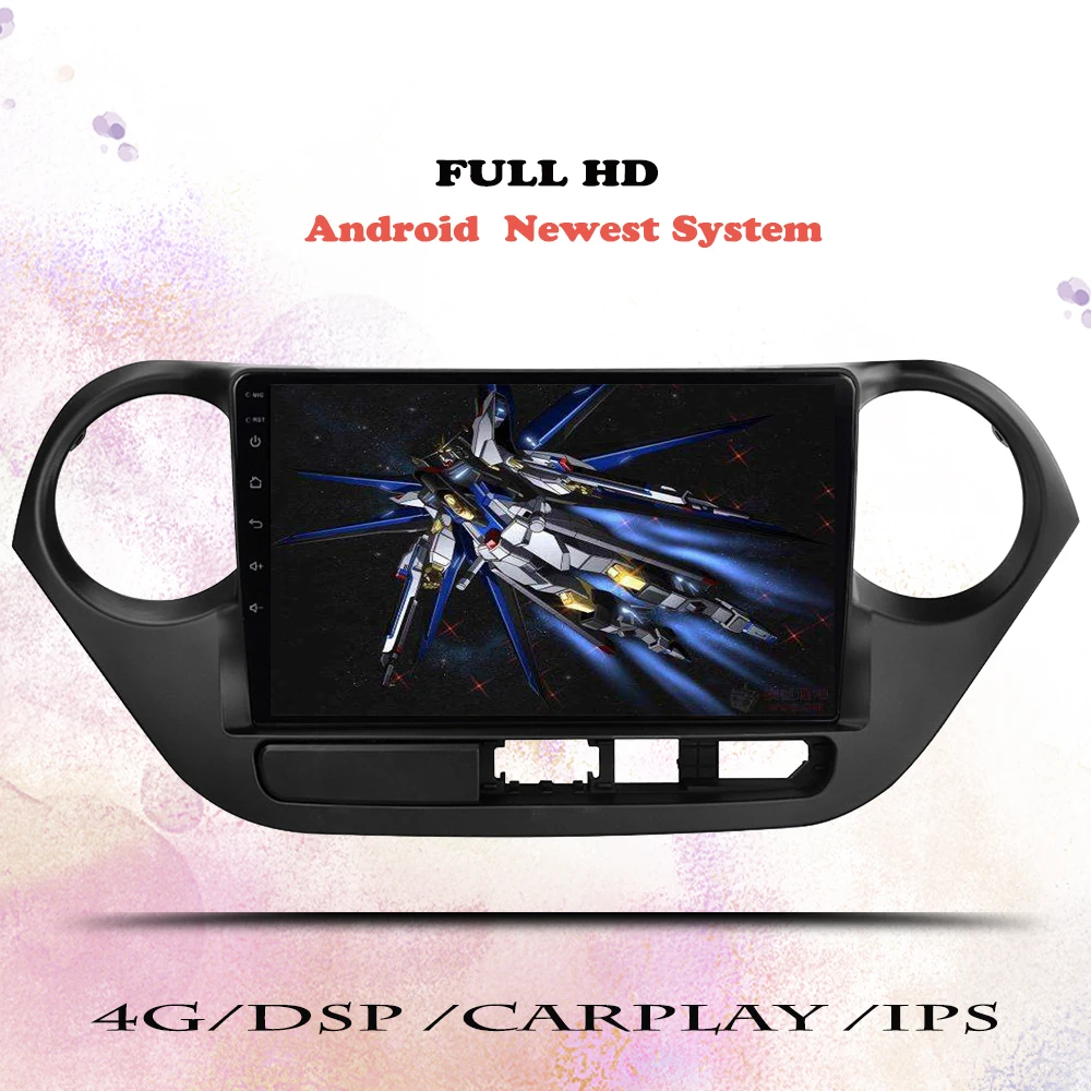 4G LTE Android 13.0 For HYUNDAI i10 2014 2015 2016 2017  Multimedia Stereo Car DVD Player Navigation GPS Radio Head Unit