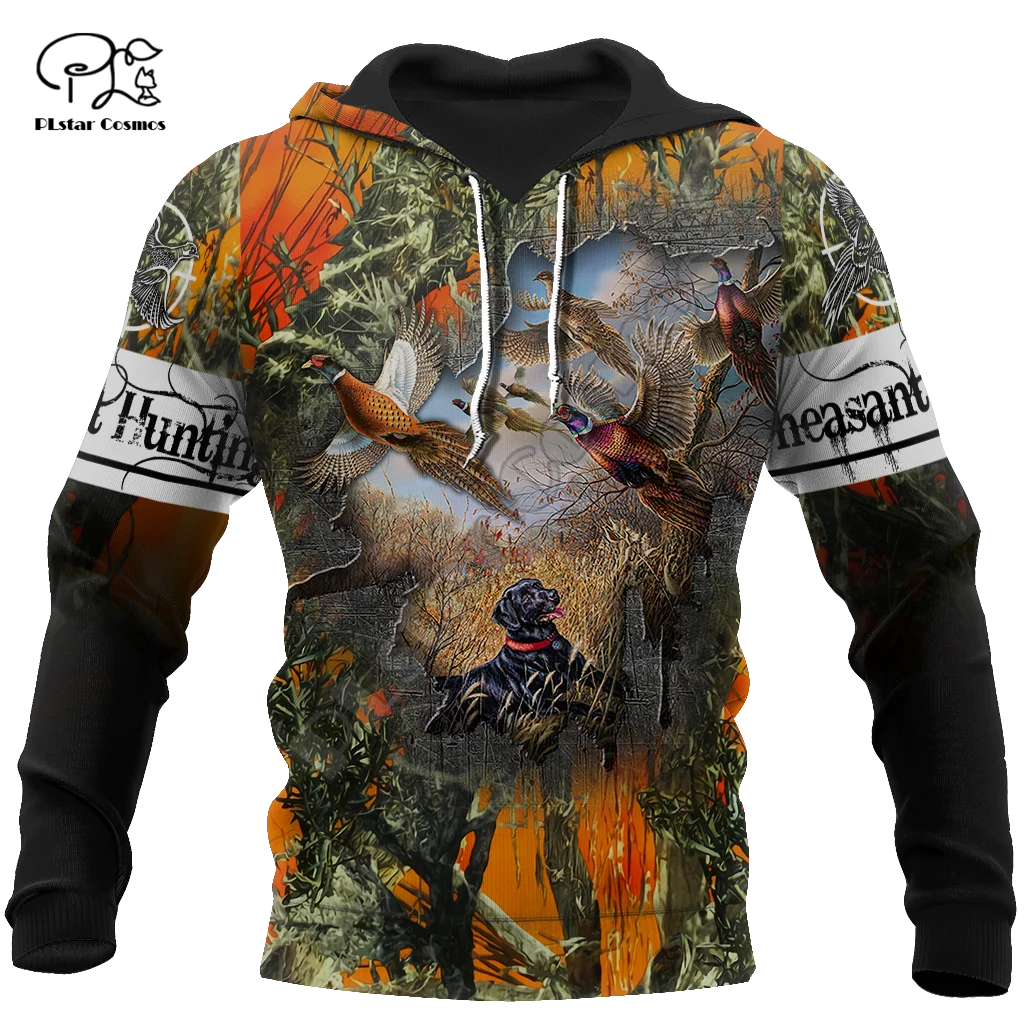 

PLstar Cosmos Camo Animal Hunter Dog Pheasant Duck Hunting Tattoo 3DPrint Men/Women Streetwear Harajuku Jacket Funny Hoodies A-6