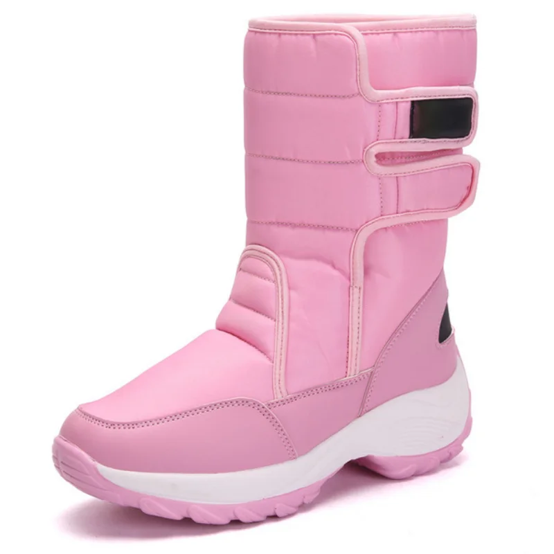 Stivali da donna scarpe da donna calde stivali da neve impermeabili invernali stivaletti con fondo spesso in peluche piattaforma Botas Mujer