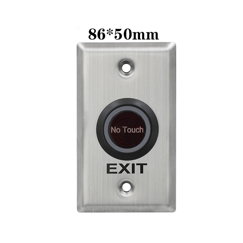 IP68 Waterproof Infrared Sensor Switch No Touch Contactless Switches Door Release Exit Button with LED For Door Access Control