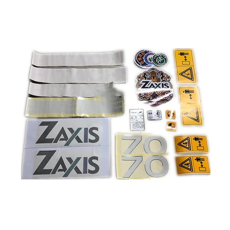 ملصق هيتاشي EX60/70/120/200/330/400/470-5A- L ZAX200/210/240/250/270/330/350/360-3-3G أجزاء حفارة معيار السيارة الكامل