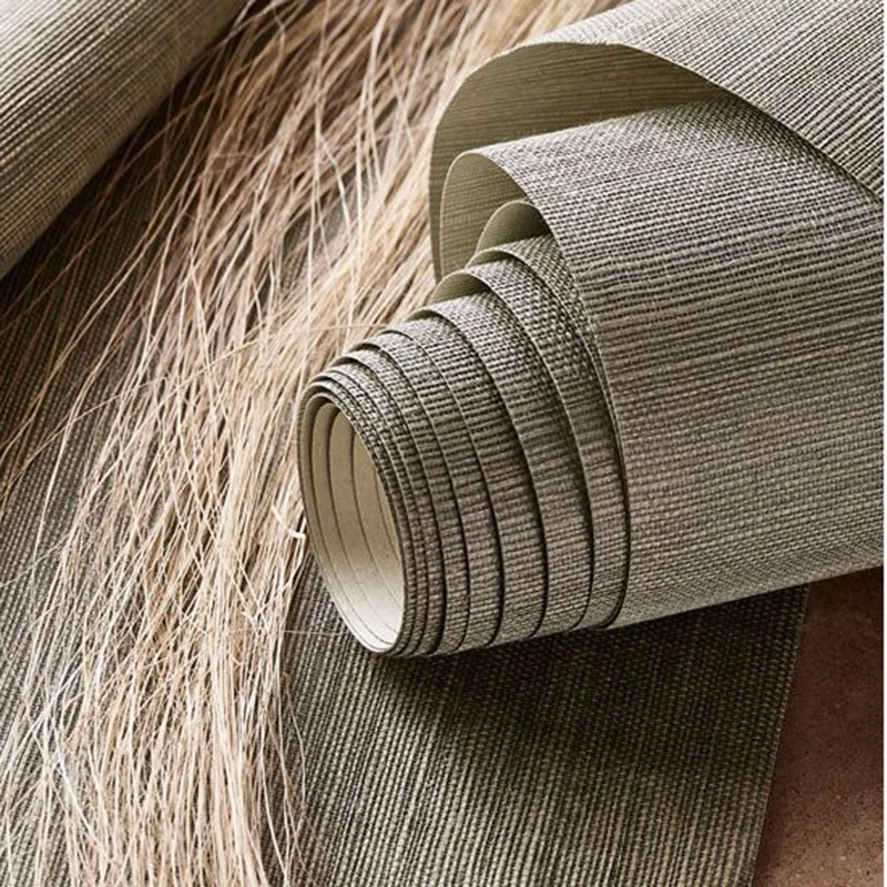 

MY WIND Grasscloth Luxury Sisal Wallpapers Designs European Vintage Bedroom Decorative Wallpaper For Office