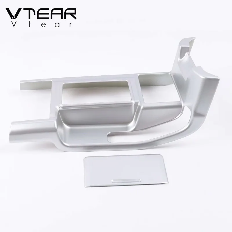 Vtear For Toyota LAND CRUISER Prado 150 Central control cover Car Gears frame trim interior Handbrake decoration styling parts