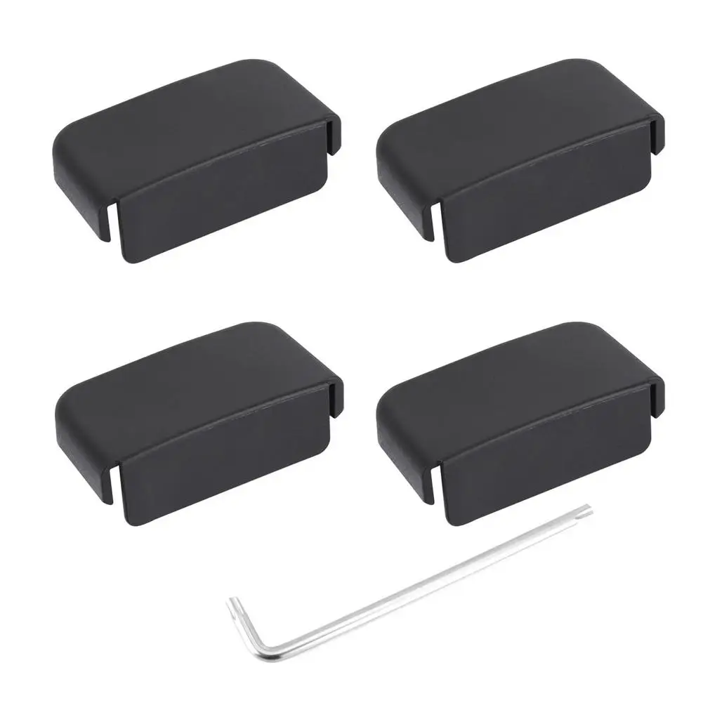 

4pcs Car Seat Slide Anti-Kick Plug For Tesla Model 3 Y Car Seat Rail Anti-Blocking Cover Pulley ​Anti-Kick Protection Plug