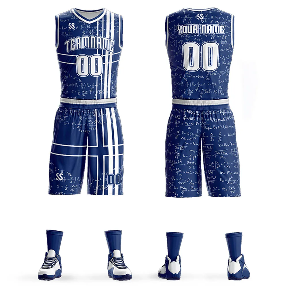 Custom Personalize Basketball Jerseys Printed Team & Player For Men Boy Suit Outdoor Casual Training Adult Uniforms