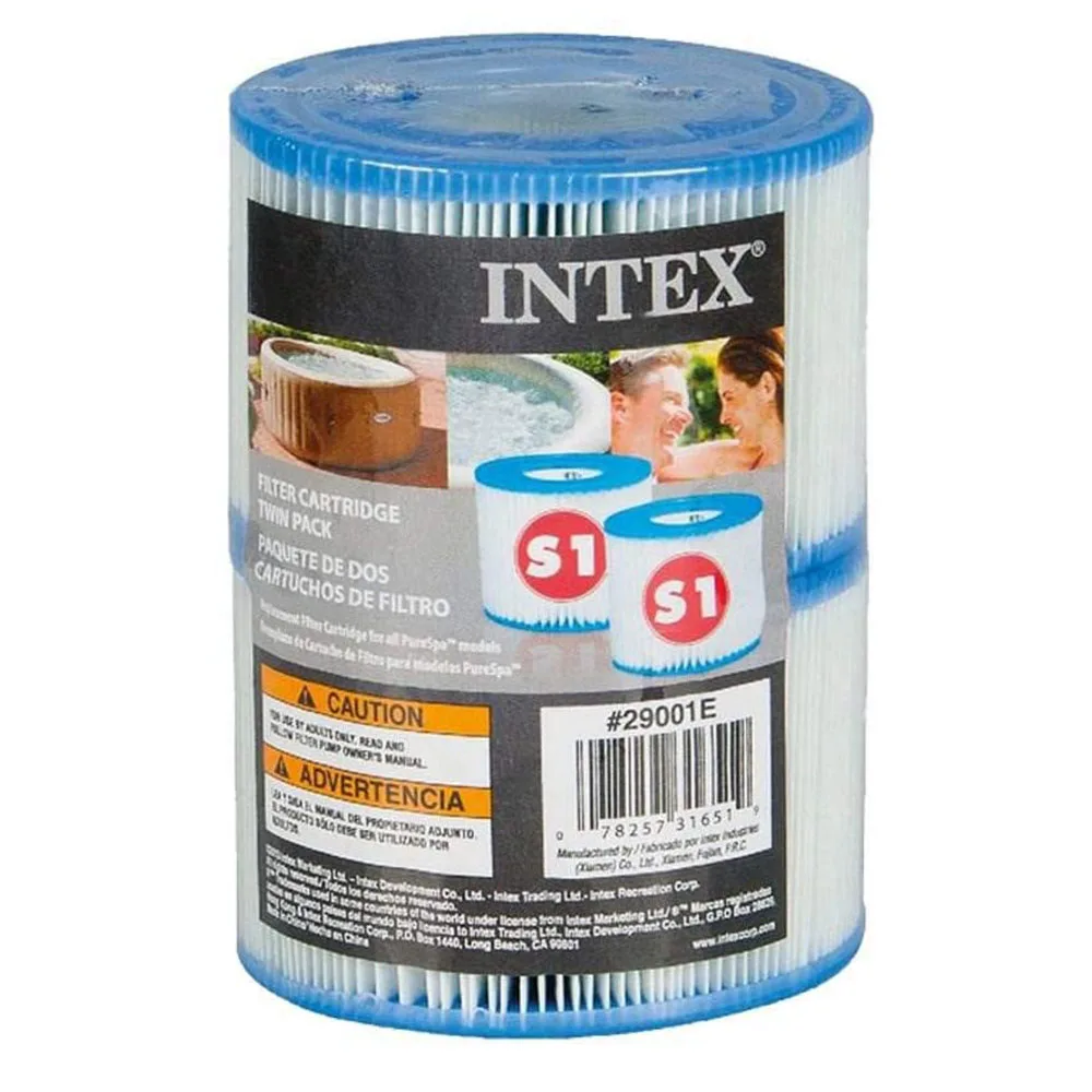 خرطوشة مرشحات حمام السباحة من مادة PETG Intex PureSpa من النوع S1 لأداة حمام السباحة PureSpa 29001E