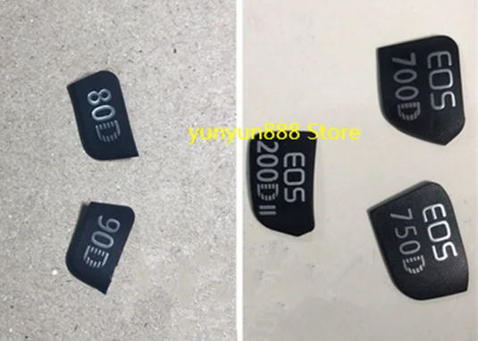 Placa de identificación para Canon 80D 90D 200DII 200DI, reparación de cámara con logotipo