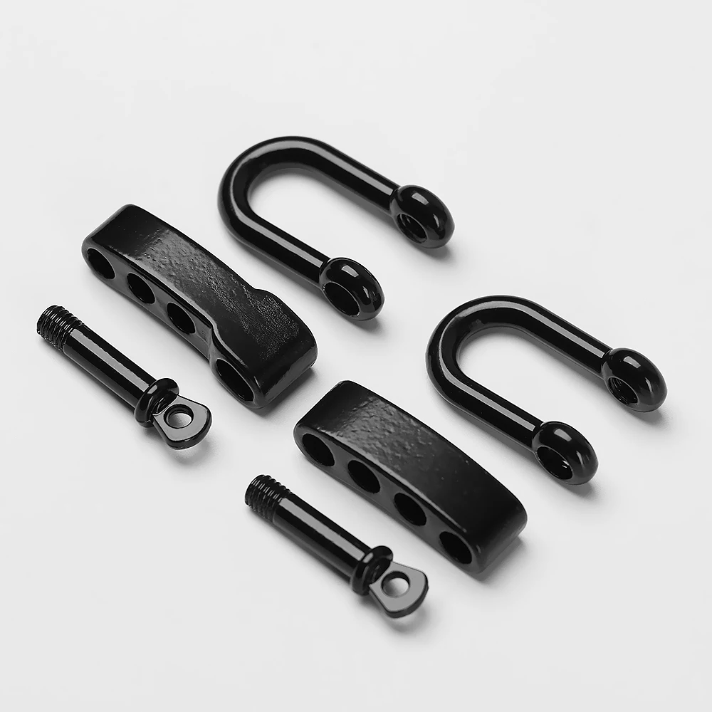 1pcs Steel U Anchor Shackle Screw Pin Paracord Stainless Black Bracelet Buckle Outdoor Survival Rope Tools Fittings High quality