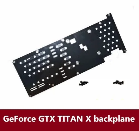 New GeForce GTX TITAN X backplane public version of Titan X graphics backplane with insulation