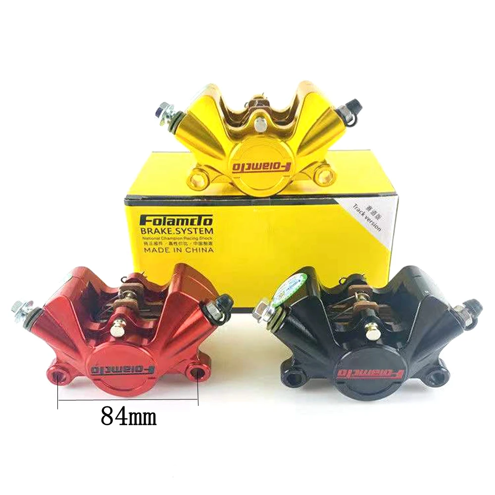 

Universal Motorcycle E-Scooter 84mm Install CNC P2x34mm Rear Brake Caliper Pump For Honda Yamaha Suzuki Dirt Bike Niu N1S U+ M+