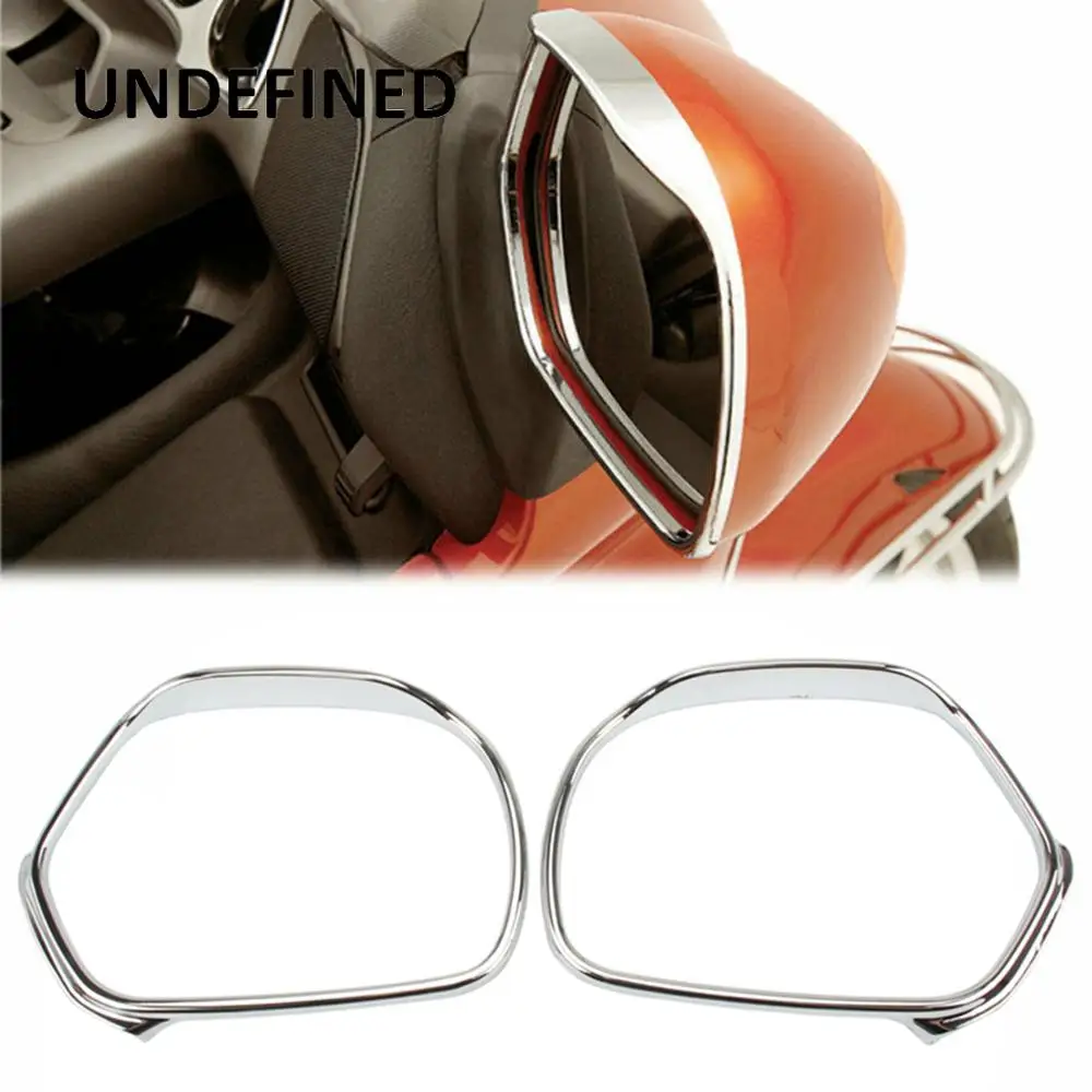 

Motorcycle Chrome Mirror Trim For Honda Goldwing GL1800 GL 1800 2001-2011 Rear View Side Mirrors Decoration Cover Accessories