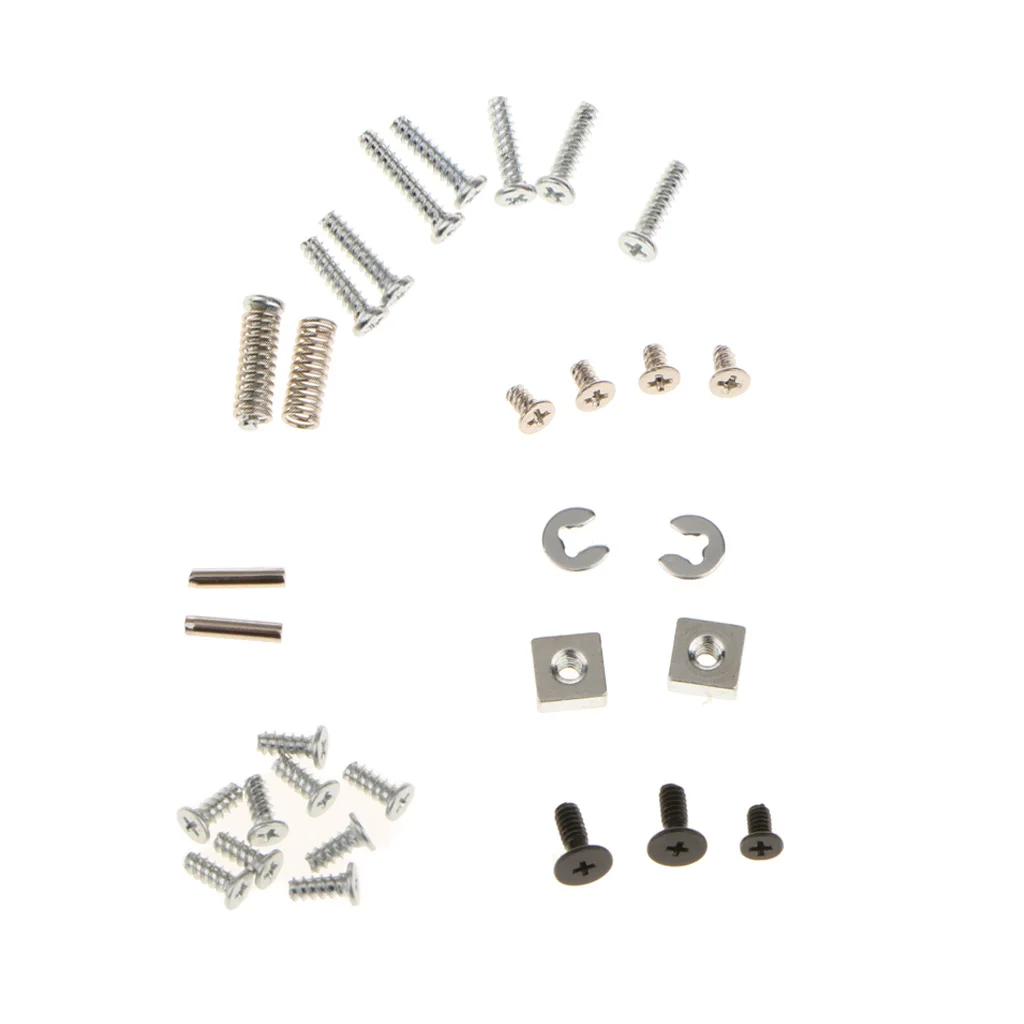 Full Screw Sets L R Spring Metal Pillar Replacement for Nintendo 3DS XL 3DS LL