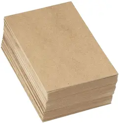 10Pack Brown MDF Wood Board Medium Density Fiberboard Hardwood Board 150x200mm 2mm thick