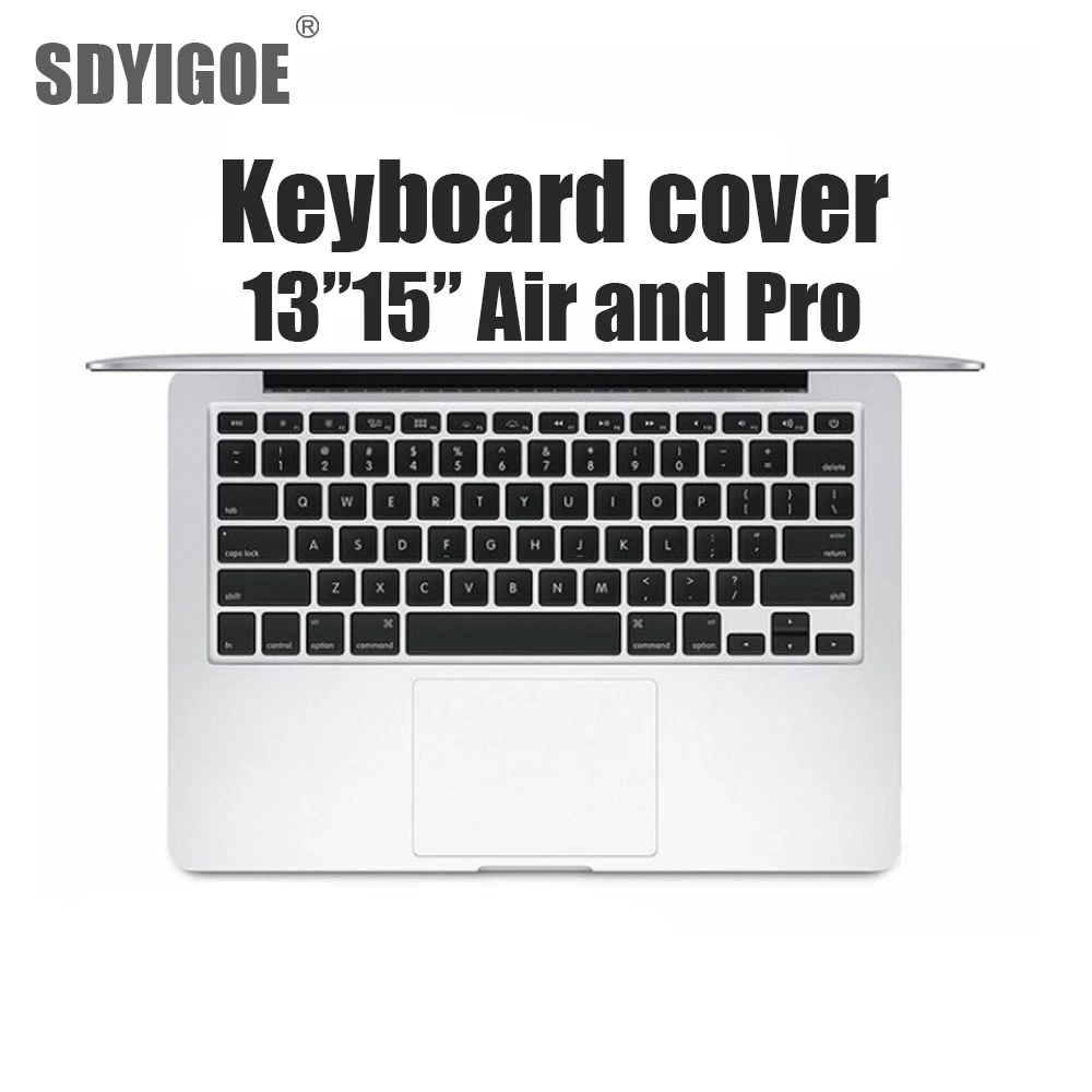 

Silicone Keyboard Cover Skin Protector Film for MacBook Pro 13 15 17 for MacBook Air Retina A1466A1502A1398A1286 EU/US Keyboard