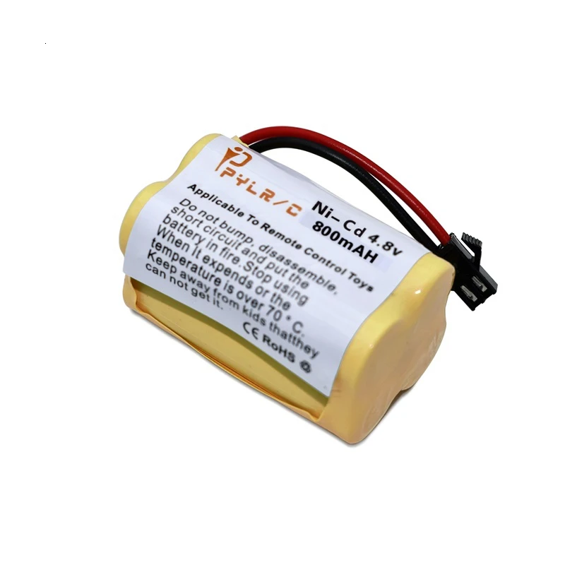 (JST Plug) 4.8v 800mah NICD Battery For Rc toys Cars Boats Tanks Robots Guns AA NI-CD Battery 4.8v Rechargeable Battery Pack