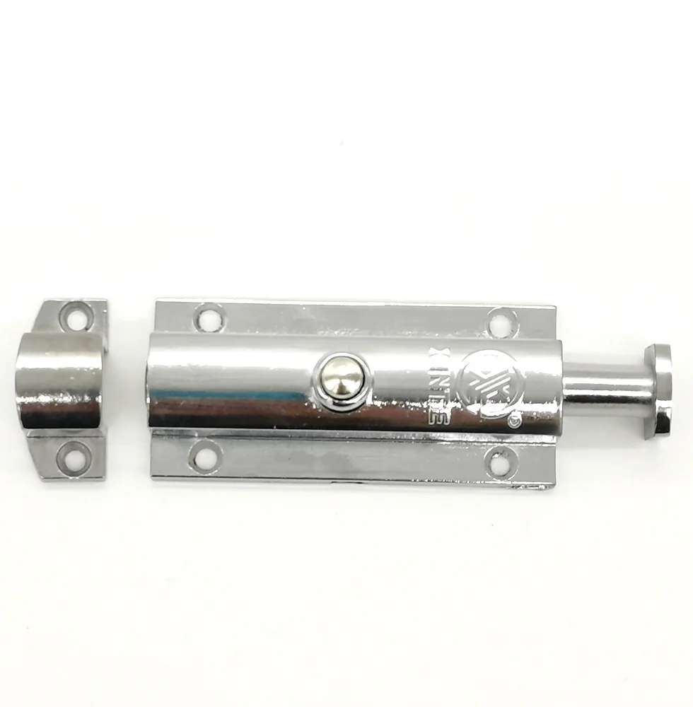 Xinte MS406 automatic spring bolt zinc alloy door lock button type wardrobe door bolt switch cabinet open bolt