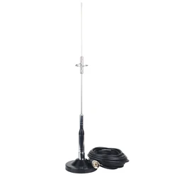 Walkie Talkie Antenne Voiture VHF UHF Dual Band Auto Mobile Antenna Coche Combo Nagoya NL-770S with magnetic Mount