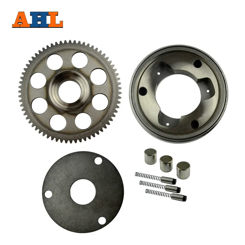 AHL Motorcycle One Way Starter Clutch Assy Flywheel Beads Bearing Roller For Suzuki GN250 GN TU GZ 250 GN250E GZ250 TU250